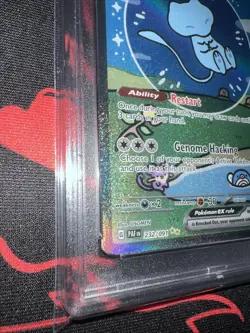 2024 POKEMON PAF EN-PALDEAN FATES SPECIAL ILLUSTRATION RARE #232 MEW EX PSA 10 - Image 2