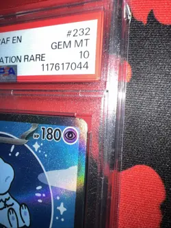 2024 POKEMON PAF EN-PALDEAN FATES SPECIAL ILLUSTRATION RARE #232 MEW EX PSA 10 - Image 4