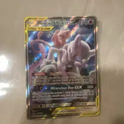 Pokemon Mewtwo & Mew GX Promo Holo SM191 Sm Tag Team 270HP English - Image 1