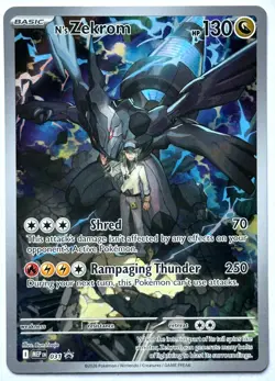 N's Zekrom 031 - Pokemon TCG -Mega Evolution Black Star Promo Holo - Image 1