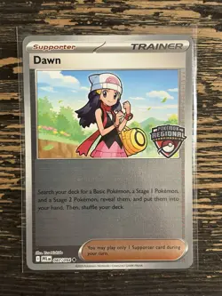 Dawn 087/094 Pokemon TCG Regional Championship Stamped Promo Exclusive 2026 - Image 1