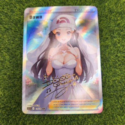 Dawn Pokemon Waifu Goddess Story Waifu Card Girl Holo Anime Super Hot - Image 1