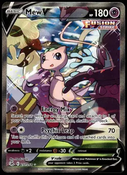 Mew V - 251/264 - Ultra Rare - Fusion Strike - Pokemon Card - NM/M - Image 1