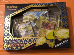 Pokemon TCG Crown Zenith Regidrago V & Regieleki V Collection Boxes (Set of 2) - Image 4