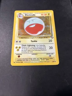 Unplayed Pristine NM Pokemon TCG Electrode Jungle 2/64 Holo Unlimited Holo Rare - Image 4
