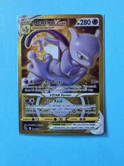 Mewtwo VSTAR (Secret) 086/078 Pokemon GO Holo NM - Image 2