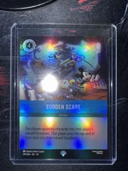 Disney Lorcana Whispers in the Well Sudden Scare 219/204 NM Epic - Image 1