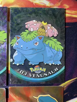 1999 Pokemon Topps Holo Base Set Trio Charizard Blastoise Venusaur Cards Blue - Image 4