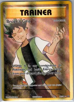 Brock's Grit (Full Art) 107/108 XY - Evolutions - Pokemon Card - LP - Image 1