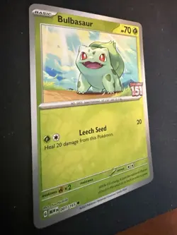 Bulbasaur 001/165 Scarlet & Violet 151 Stamped Promo Card (Best Buy) - Image 2