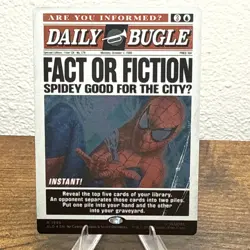 MTG - NM - Fact Or Fiction - Secret Lair: Spider-Man Daily Bugle - Image 1