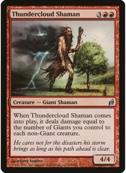 Thundercloud Shaman 195 MTG NM - Lorwyn - Image 1