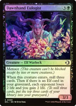 NM Foil Dawnhand Eulogist, MTG, Lorwyn Eclipsed, Magic the Gathering, 99 - Image 1