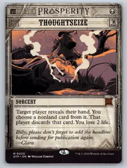 Thoughtseize Outlaws of Thunder Junction: Breaking News Regular - Image 1