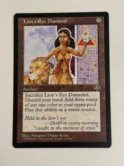 MtG Mirage Lion's Eye Diamond Near Mint! - Image 1