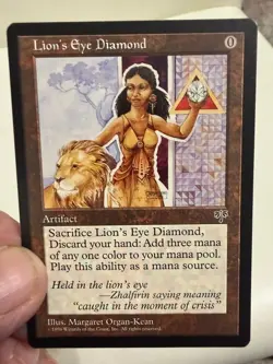 MtG Mirage Lion's Eye Diamond Near Mint! - Image 3