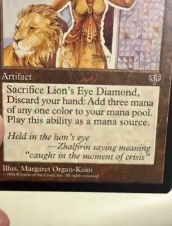 MtG Mirage Lion's Eye Diamond Near Mint! - Image 4