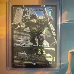 MTG Showcase Foil Donatello, Gadget Master Legendary Creature TMT 0283 - Image 1
