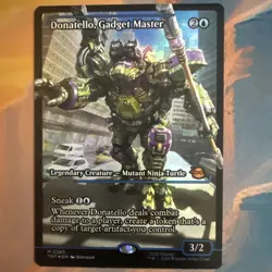 MTG Showcase Foil Donatello, Gadget Master Legendary Creature TMT 0283 - Image 2
