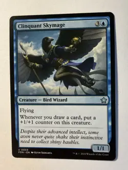 x1 Clinquant Skymage FDN Foundations MTG 33 UNCOMMON M/NM 1x - Image 1
