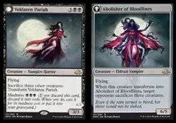 x1 Voldaren Pariah // Abolisher of Bloodlines R MTG Eldritch Moon M/NM, English - Image 1
