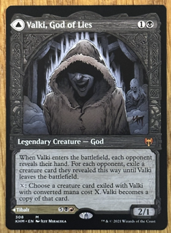 MTG Kaldheim, Valki, God of Lies / Tibalt, Cosmic Imposter - Showcase - Image 1
