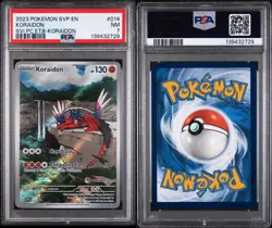 PSA Graded Koraidon Promo Duo – Pokemon Center ETB #014 (PSA 7) + (PSA 8 NM-MT) - Image 1