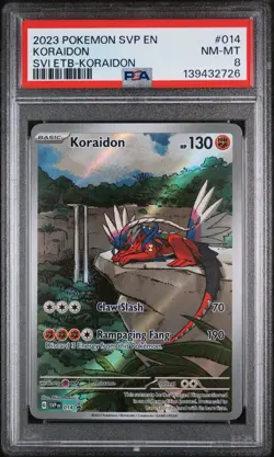 PSA Graded Koraidon Promo Duo – Pokemon Center ETB #014 (PSA 7) + (PSA 8 NM-MT) - Image 5