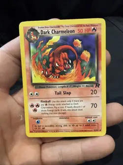 Pokemon Dark Charmeleon 32/82 Team Rocket Regular Pokemon Vintage Uncommon Lp - Image 1