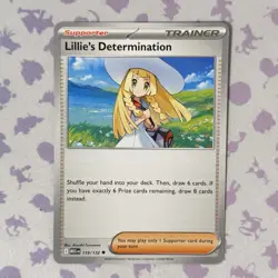 4x Lillie's Determination Playset 119/132 x4 Mega Evolution Pokemon TCG NM - Image 2