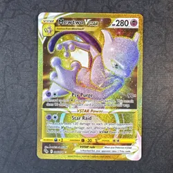 Mewtwo VSTAR (Secret) 086/078 Pokemon GO Holo Gold Pokemon - Image 1