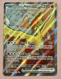 Team Rocket’s Moltres EX | 208/182 | Destined Rivals | Pokemon TCG | NM - Image 1
