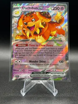 Dachsbun ex 067/142 Sv07: Stellar Crown Holo Pokemon TCG - Image 1