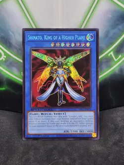 Yugioh Shinato, King of a Higher Plane SBC2-ENI01 Secret Rare 1st Edition NM - Image 1