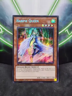 Yugioh Harpie Queen SBC2-ENH03 Secret Rare 1st Edition NM - Image 1