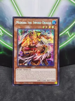 Yugioh Mudora The Sword Oracle SBC2-ENF01 Secret Rare 1st Edition NM - Image 1