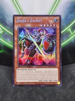 Yugioh Joker's Knight SBC2-ENA05 Prismatic Secret Rare 1st Edition NM - Image 1
