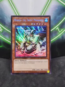 Yugioh Mobius the Frost Monarch SBC2-ENI21 Secret Rare 1st Edition NM - Image 1