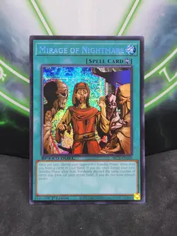 Yugioh Mirage of Nightmare SBC2-ENG09 Secret Rare 1st Edition NM - Image 1