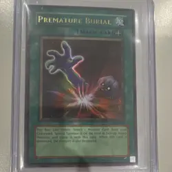 Konami Premature Burial PSV-037 Spell Holo Pharaoh's Servant Yu-Gi-Oh! TCG - Image 1