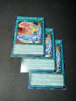 Yugioh! 3x Double Interlock BPRO-EN052 Common 1st Ed NM - Image 1