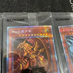 Yugioh Prismatic God Box Prismatic Set PGB1-JPS01 02 03 Obelisk Slifer Ra - Image 4