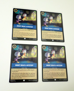 Disney Lorcana Whispers In The Well Might Solve A Mystery 4x 163/204 Uncommon - Image 1