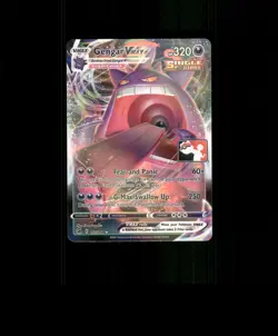 FAN-ART READ DESCRIPTION BELOW Glossy HOLO Gengar Card Gengar Pokemon Card p1 - Image 1