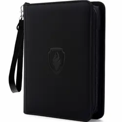 Premium 4 Pocket Zip Card Binder, Trading Card Binder for 320 Cards, Portable... - Image 1