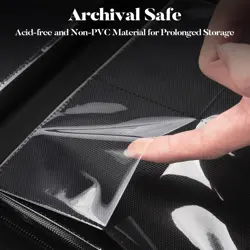 Premium 4 Pocket Zip Card Binder, Trading Card Binder for 320 Cards, Portable... - Image 4