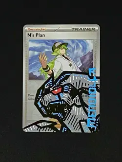 Pokemon Zekrom Custom Painted Card By Mendiolla 1/1 - Image 1