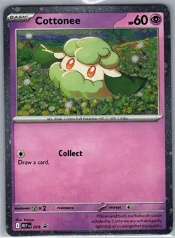 Cottonee (Cosmos Holo) 018 Holo ME: Mega Evolution Promo - Pokemon Card - NM - Image 1