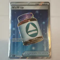 Pokemon N's PP Up Trainer-Item Full Art Holo Card 262/217 Set 2026 - Image 1