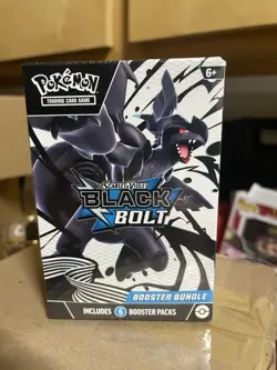 Pokemon TCG Scarlet & Violet Black Bolt Booster Bundle English Sealed Card Game - Image 1